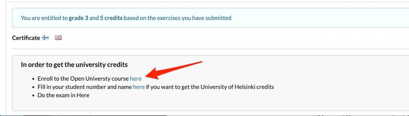 enroll in university credits